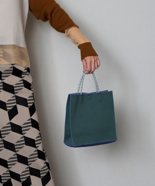 PAPER KNIT BAG SMALL / ペーパーニットバッグ小 / TRICOTE