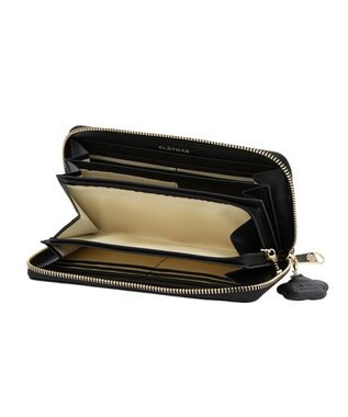 CLATHAS カシス ラウンド長財布 ブラック