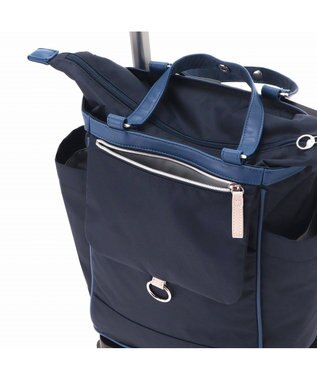 ACE BAGS & LUGGAGE soelte オートゥイユ お買い物キャリーバッグ 13L 機内持込 キャスターストッパー 36001 ソエルテ ネイビー