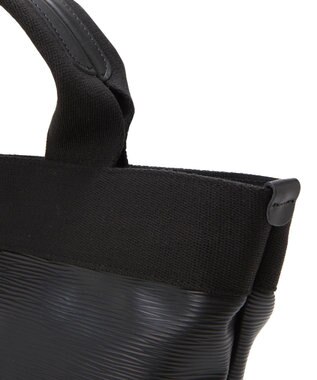 TOPKAPI 【Breath TOPKAPI】リプルネオレザー ミニトートバッグ ブラック