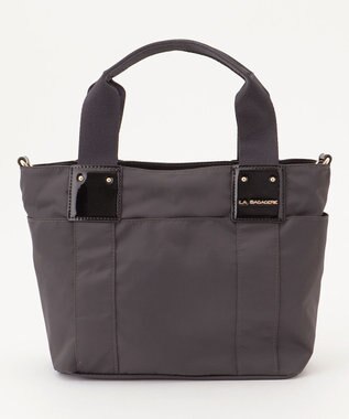 LA BAGAGERIE 2WAYナイロンミニトート ダークグレー