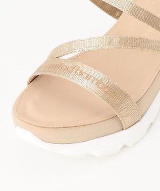 united bamboo ロゴスポーツサンダル ベージュ