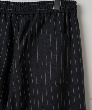 WEGO 【ユニセックス着用アイテム/手洗い可/SETUP可/ウエストゴム】リネンレーヨンイージーパンツ ダークグレー