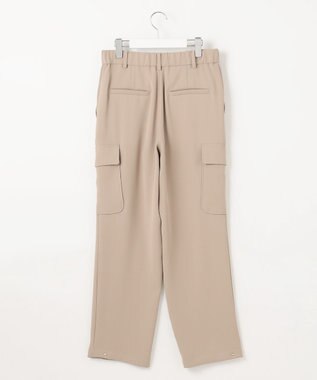 自由区 【洗える】ダブルクロスカーゴ パンツ モカ