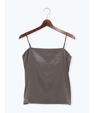 Te chichi カットサテンカップ付きキャミソール《2026 spring catalog item》 チャコールグレー