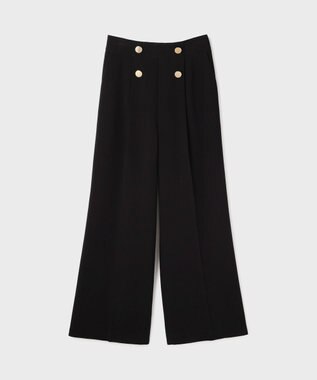 GRACE CONTINENTAL ダブルクロスマリンパンツ ブラック