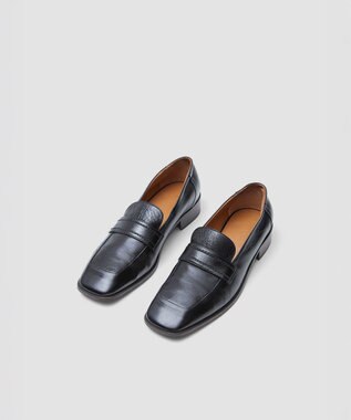 JOSEPH レザーペニーローファー Black