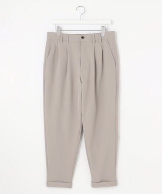 23区GOLF 【23Fondation/MEN】【ストレッチ】ツータックルーズ  テーパードパンツ ベージュ系