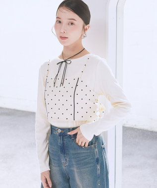 earth music&ecology ２ＷＡＹドットリボンビスチェ