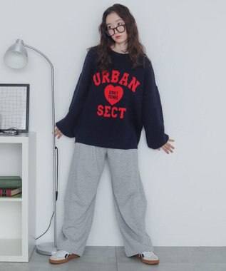 WEGO 【2025年秋冬新作】フラッフィーグラフィックニットBIGプルオーバー 柄10