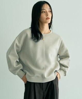 YECCA VECCA 切替プルオーバー Gray Beige