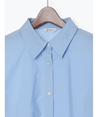 Te chichi スカラップレースヘムクロップトシャツ サックスブルー