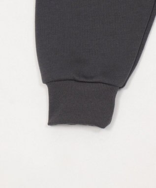 WEGO 裏起毛グラフィックビッグプルパーカー ダークグレー