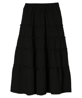 Green Parks ・SUGAR SPOON メローティアードスカート Black