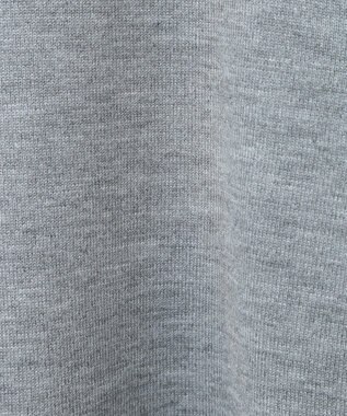 Green Parks 杢グレー袖チュールニットワンピース Gray Mixture