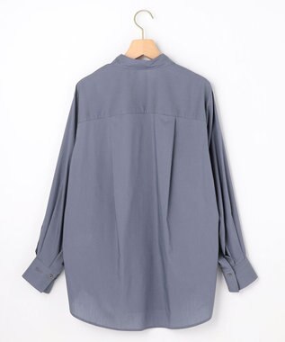 組曲 S 【先行予約】エアリーシャーティング オーバーシャツ ユーズドブルー系