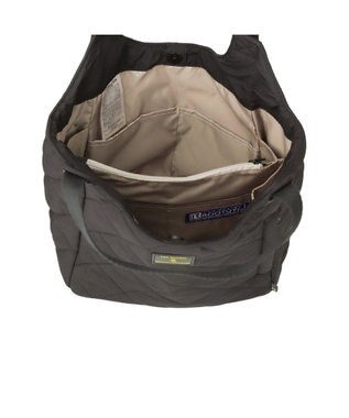 ROOTOTE 3674【仕切り+自立+撥水】LT.ラウンド.パルーティ.キルト-D 01：ブラック