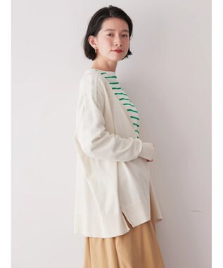 AMERICAN HOLIC ＵＶカットミディニットカーディガン Off White