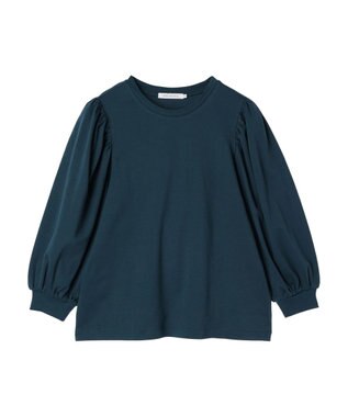 AMERICAN HOLIC ドルマンギャザー７分袖カットプルオーバー Ivory