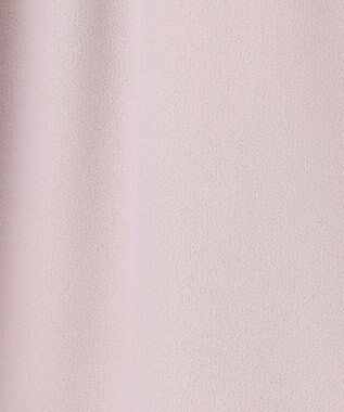 ICB 【洗える】ウォームサテン ワイドストレートカーゴパンツ ヘイズピンク系