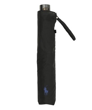  【大きめ70cm】POLO RALPH LAUREN 折りたたみ傘 メンズ プレーン ワンポイント刺繍