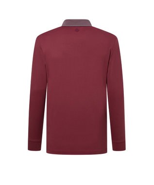 DAKS 【DAKS GOLF】カラーチップストレッチソフトTシャツ ボルドー