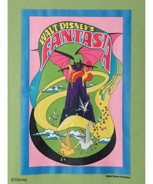 Green Parks ＦＡＮＴＡＳＩＡ／ポスタープリント裏毛プルオーバー Green