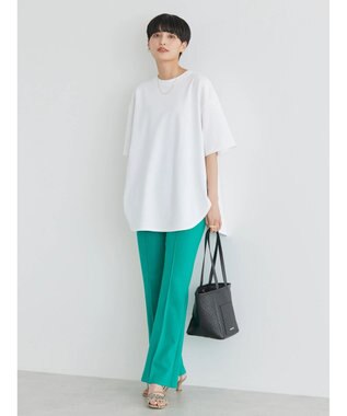 AMERICAN HOLIC 抗菌防臭　Ｄａｉｌｙ！　裾ラウンドカットチュニック1 Off White