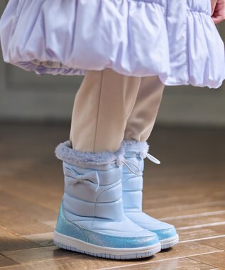 ANY KIDS キラキラスノーブーツ サックスブルー