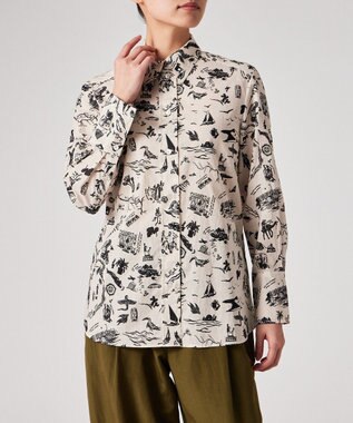 Paul Smith Travel Stories プリント シャツ