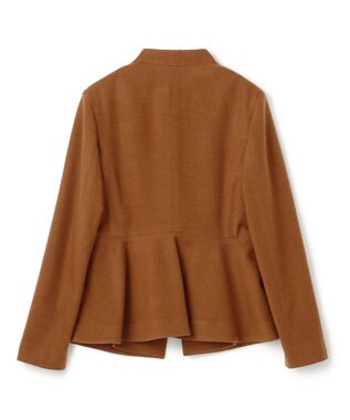 BEIGE， 【S-size】MAZARINE / ノーカラージャケット L.Brown