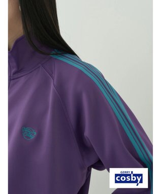 earth music&ecology Ｃｏｓｂｙ×ｅａｒｔｈ　トラックジャケット Deep Purple