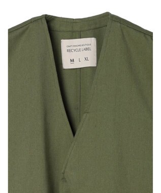CRAFT STANDARD BOUTIQUE 【リサイクル】ヘビーツイルワークベスト Khaki