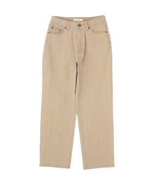 AMERICAN HOLIC ルーズストレートカラーデニムパンツ Beige