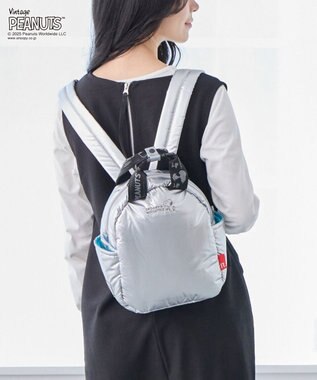 ROOTOTE 8453【スヌーピー】IP.セオルー.パデット.ピーナッツ-0S 02：シャイニーシルバー