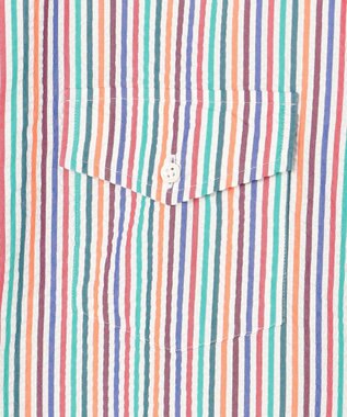 J.PRESS MEN 【J.PRESS ORIGINALS】Cotton Silk Seersucker Regular Half Sleeve Shirt / Baggy-Fit ホワイト系8