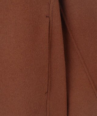 自由区 S ライトリバーノーカラー ジャケット ダークキャメル