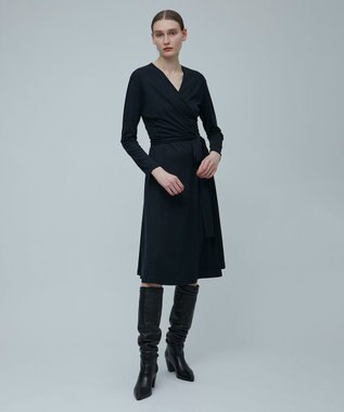 BEIGE， SEINE / カシュクールドレス Navy