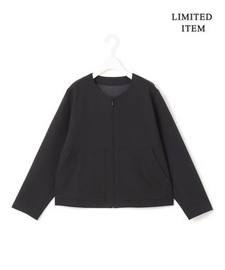 ICB L 【WEB限定・洗える】 コットンダンボール ブルゾン ブラック系