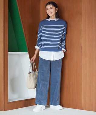 23区 【洗える】CANCLINI ベーシック シャツ ホワイト系