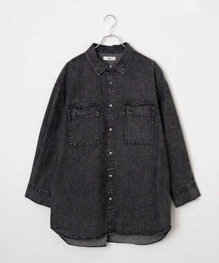 WEGO デニムBIGシャツ ブラックその他