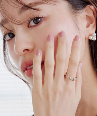 Tiaclasse 【安田美沙子さん着用】キュービックチェーンリング シルバー