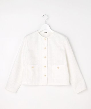 ANY SIS L リボンヤーンライトツイード ジャケット