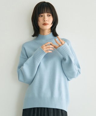 YECCA VECCA ワイドリブニット