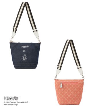 russet 《PEANUTS×russet》リバーシブルショルダーバッグ(CE-1755) Indigo
