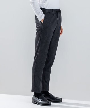 JOSEPH HOMME 新素材【ストレッチ/セットアップ対応】クリアドビージャージー  ドロスト付テーパードパンツ / PEGG CONVERTIBLE グレー系