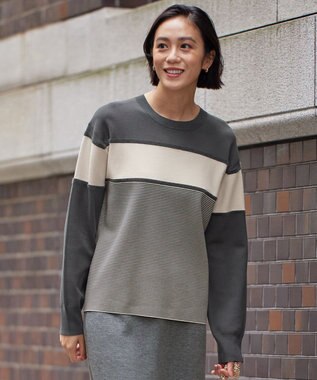 【カタログ掲載・洗える】モールコンビ ニット