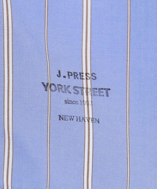 J.PRESS YORK STREET 【UNISEX】ストライプ シャツ ブルー系1