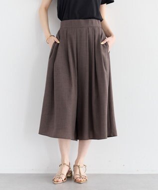 YECCA VECCA 【UVカット】ガウチョパンツ Brown
