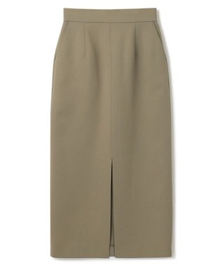 uncrave 【吸水速乾・洗濯機洗い可】エコ ドライ チノ Ｉラインスカート（uncrave STANDARD） ライトカーキ